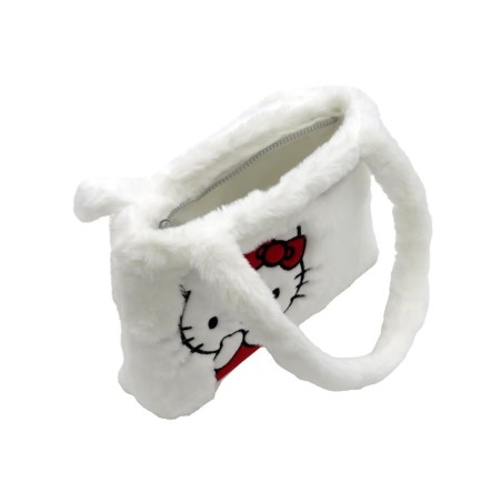 HELLO KITTY - Sac à Main Fourrure - Small 26x17x7cm 