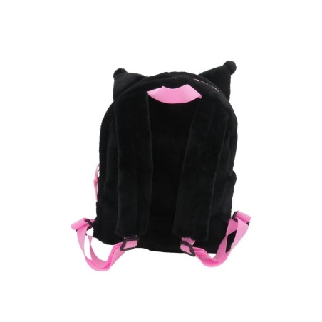 HELLO KITTY - Kuromi - Sac à Dos Fourrure - 30x14x22cm 