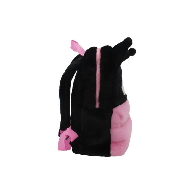 HELLO KITTY - Kuromi - Sac à Dos Fourrure - 30x14x22cm 