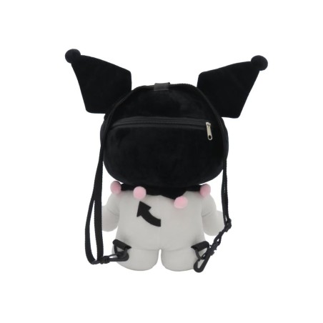 HELLO KITTY - Kuromi - Sac à Dos Peluche - 35cm 
