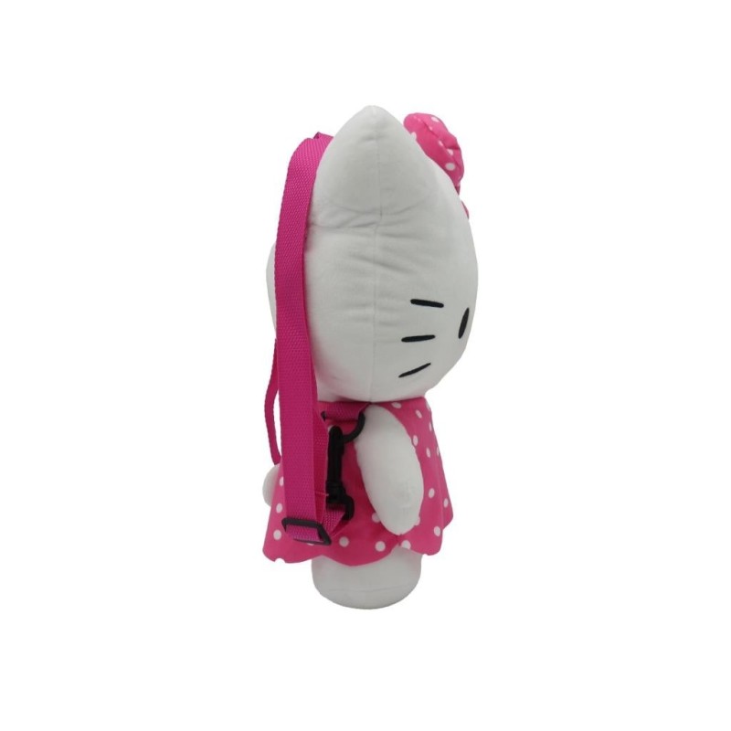 HELLO KITTY - Rose - Sac à Dos Peluche - 35cm 