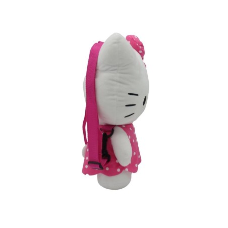 HELLO KITTY - Rose - Sac à Dos Peluche - 35cm 