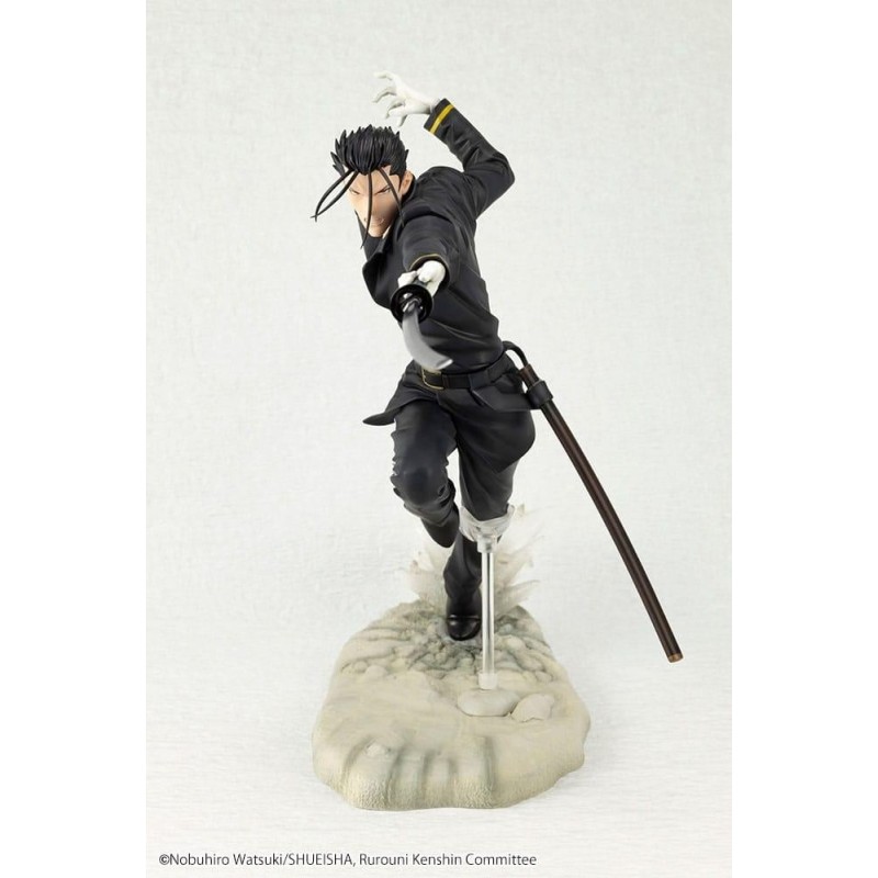 KENSHIN LE VAGABOND - Saito Hajime - Statuette ARTFXJ 1/8 23cm 