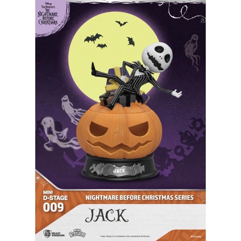 L'ETRANGE NOEL DE MONSIEUR JACK - Set 6 Mini Diorama Stage 10cm 
