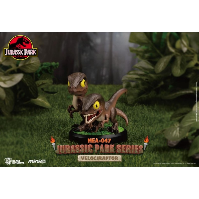 JURASSIC PARK - Set 6 Figurine Mini Egg Attack 10cm 