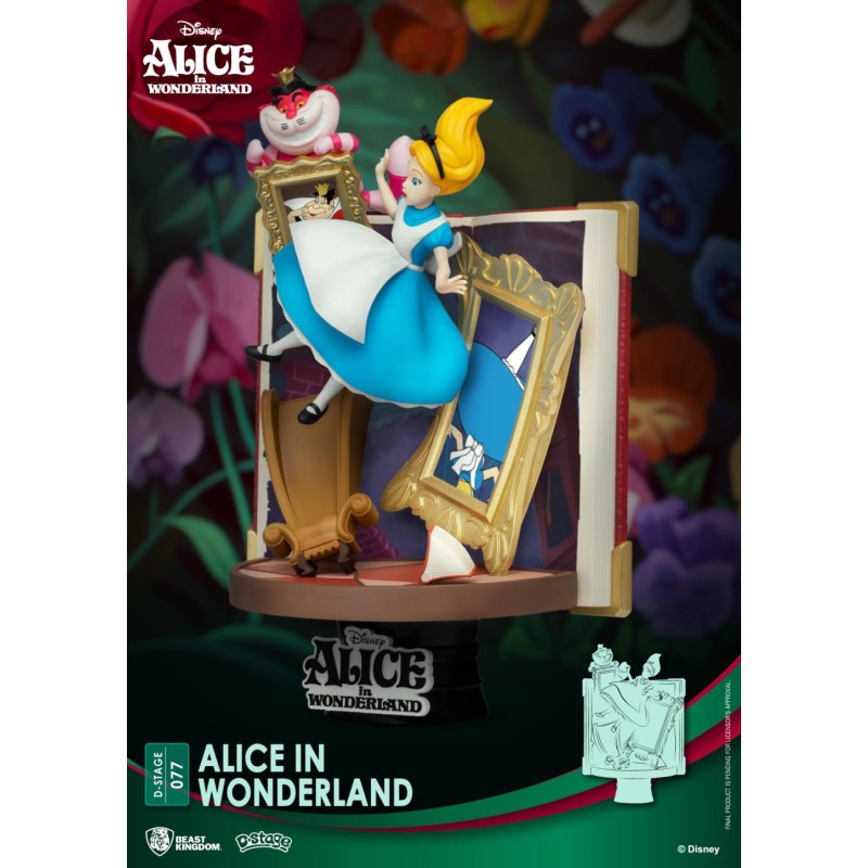 DISNEY - Alice au Pays des Merveilles - Diorama D-Stage 13cm 