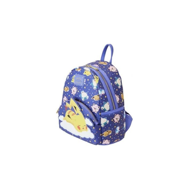 POKEMON - Pikachu et Amis dormant - Mini Sac à Dos LoungeFly 