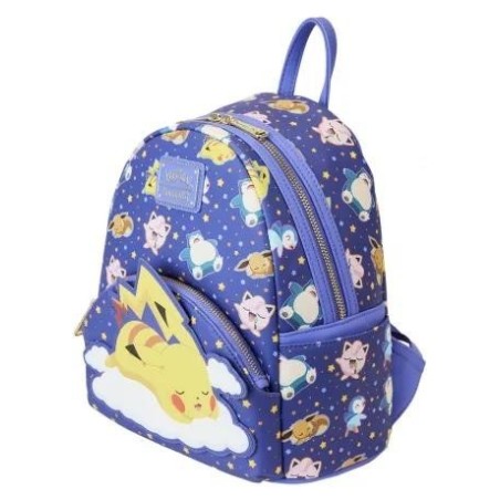 POKEMON - Pikachu et Amis dormant - Mini Sac à Dos LoungeFly 