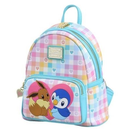 POKEMON - Tiplouf et Evoli - Mini Sac à Dos Loungefly 