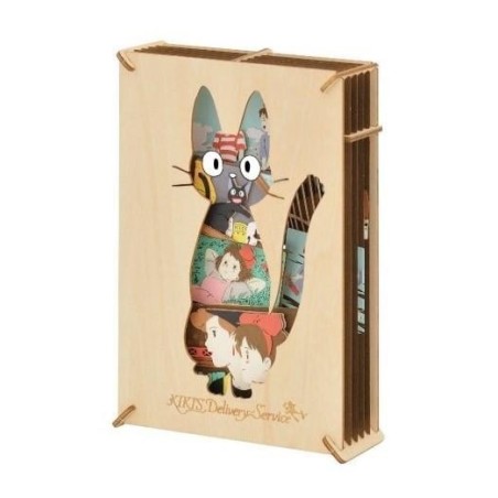 KIKI LA PETITE SORCIERE - Jiji - Théâtre de papier Style bois 