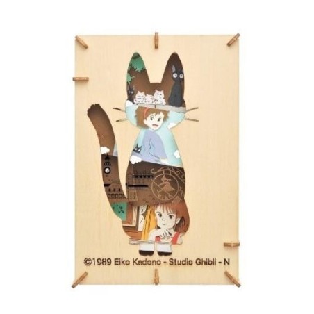 KIKI LA PETITE SORCIERE - Jiji - Théâtre de papier Style bois 