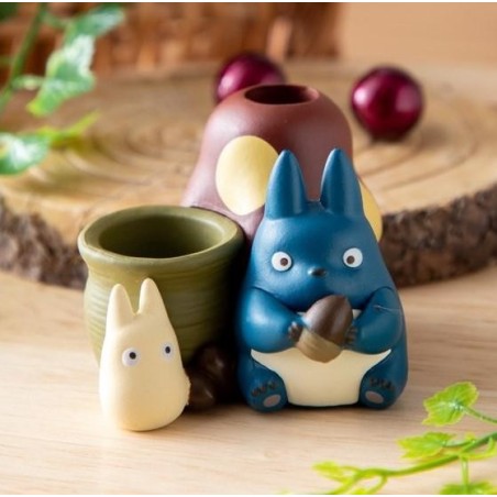MON VOISIN TOTORO - Totoro Bleu & Blanc - Figurine Pot à crayon 4.5cm 