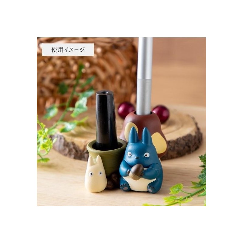 MON VOISIN TOTORO - Totoro Bleu & Blanc - Figurine Pot à crayon 4.5cm 