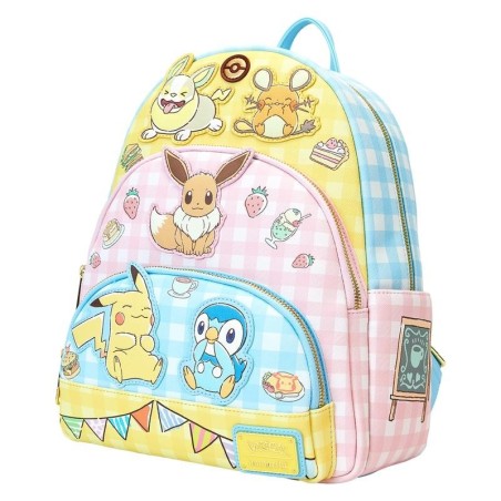 POKEMON - Cafe - Mini Sac à Dos Triple Poche LoungeFly 