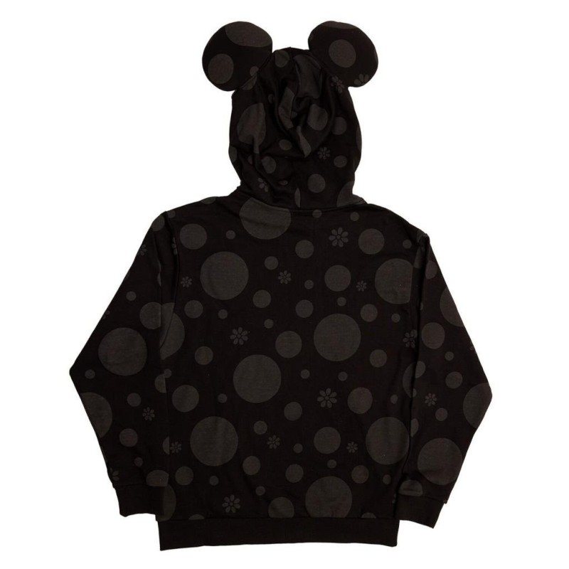 DISNEY - Minnie "Floral Rock the Dots" - Hoodie Unisex Loungefly (XL) 