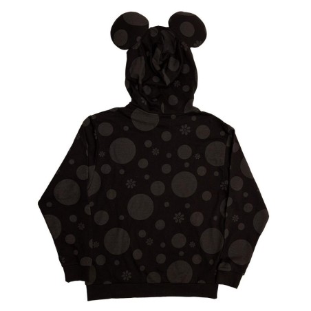 DISNEY - Minnie "Floral Rock the Dots" - Hoodie Unisex Loungefly (XL) 