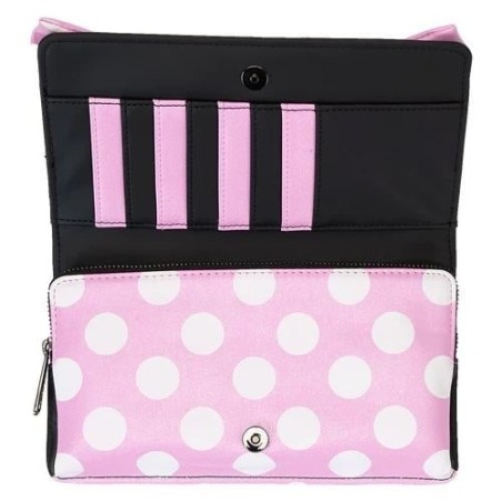 DISNEY - Minnie "Floral Rock the Dots" - Sac Bandoulière Loungefly 