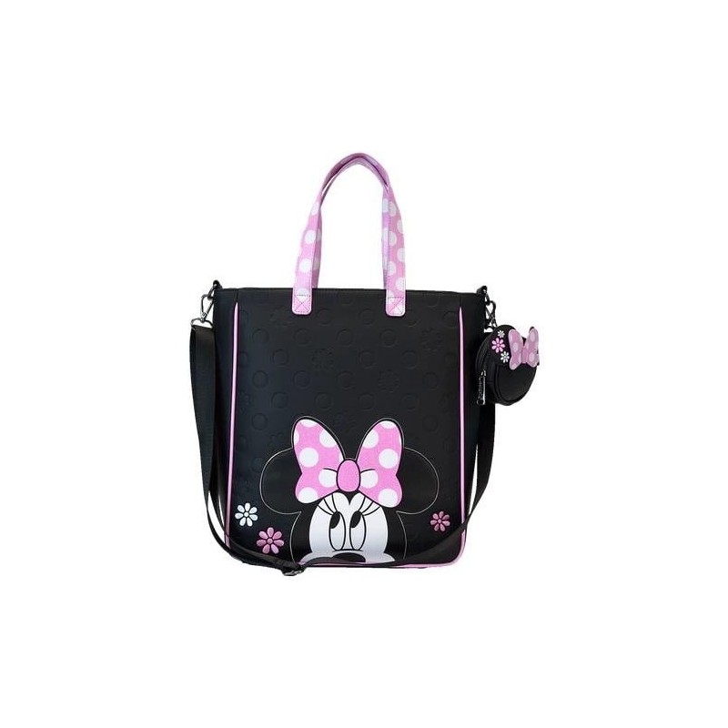 DISNEY - Minnie "Floral Rock the Dots" - Tote Bag Loungefly 