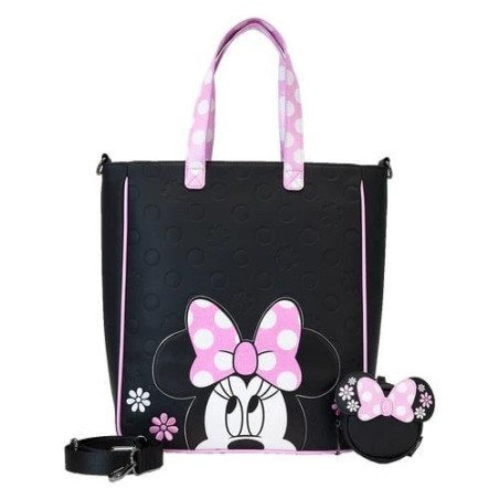 DISNEY - Minnie "Floral Rock the Dots" - Tote Bag Loungefly 