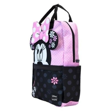 DISNEY - Minnie "Floral Rock the Dots" - Sac à dos Nylon LoungeFly 