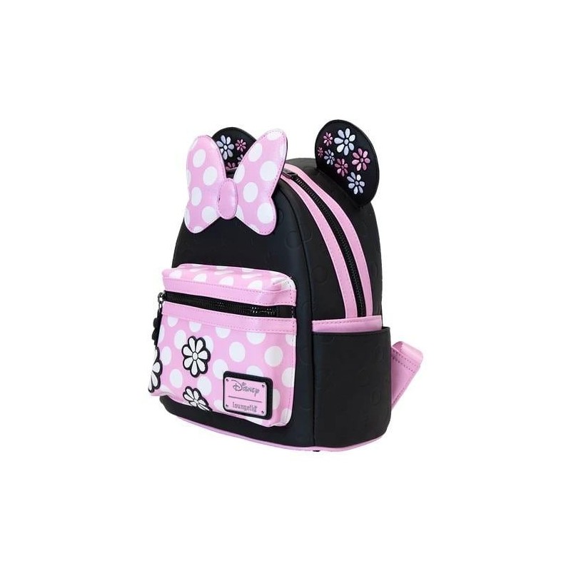 DISNEY - Minnie "Floral Rock the Dots" - Mini Sac à Dos LoungeFly 