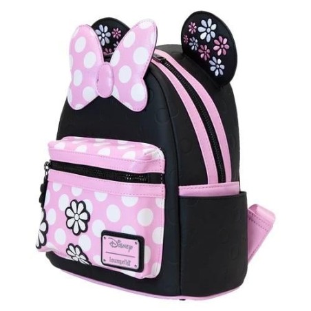 DISNEY - Minnie "Floral Rock the Dots" - Mini Sac à Dos LoungeFly 