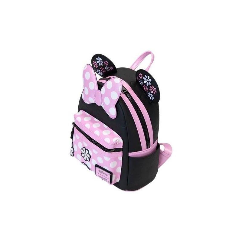 DISNEY - Minnie "Floral Rock the Dots" - Mini Sac à Dos LoungeFly 
