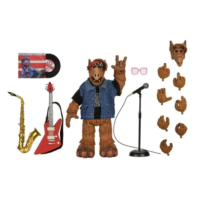 ALF - Born to Rock Alf - Figurine Ultimate 18cm 