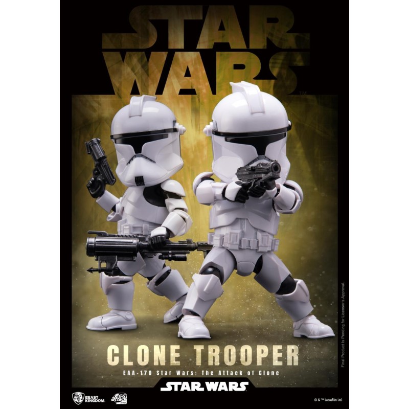 STAR WARS - Soldat Clone - Figurine Egg Attack Action 16.5cm 