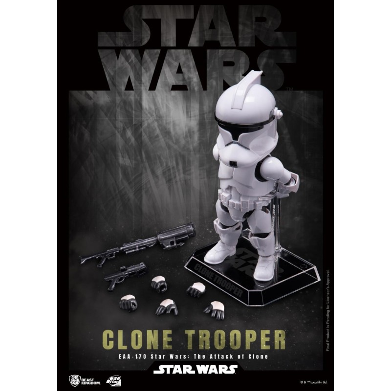 STAR WARS - Soldat Clone - Figurine Egg Attack Action 16.5cm 