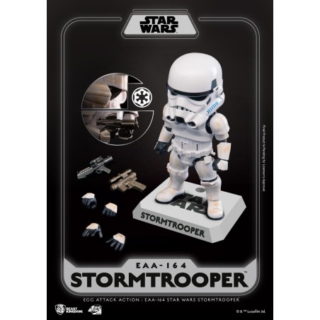 STAR WARS - Stormtrooper - Figurine Egg Attack Action 16.5cm 