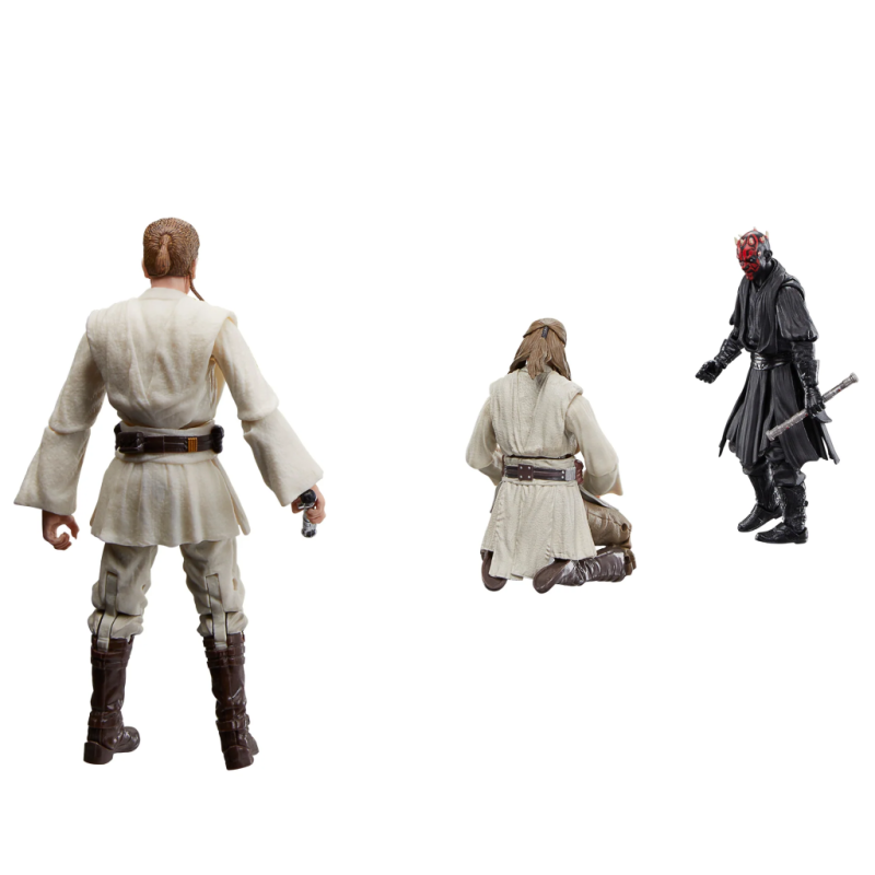STAR WARS - Obi-Wan, Dark Maul, Qui-Gon- 3 Fig. Pack Black Series 15cm 