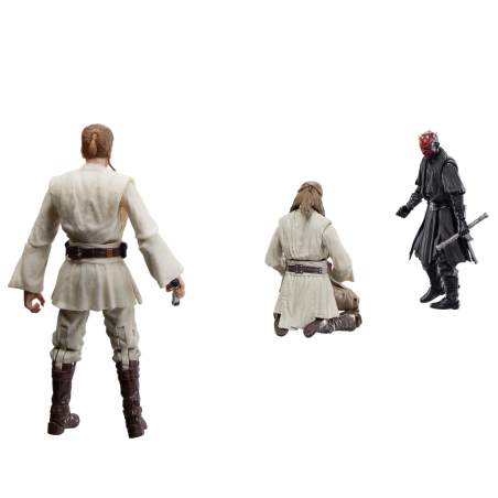 STAR WARS - Obi-Wan, Dark Maul, Qui-Gon- 3 Fig. Pack Black Series 15cm 