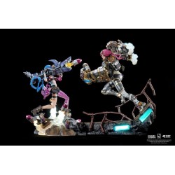 LEAGUE OF LEGENDS - Jinx & Vi - Pack 2 Statuettes 1/6  2