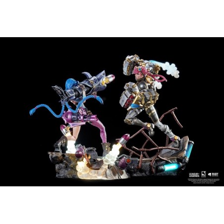 LEAGUE OF LEGENDS - Jinx & Vi - Pack 2 Statuettes 1/6 