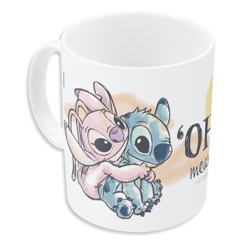 STITCH & ANGEL - Ohana - Mug céramique 325ml 