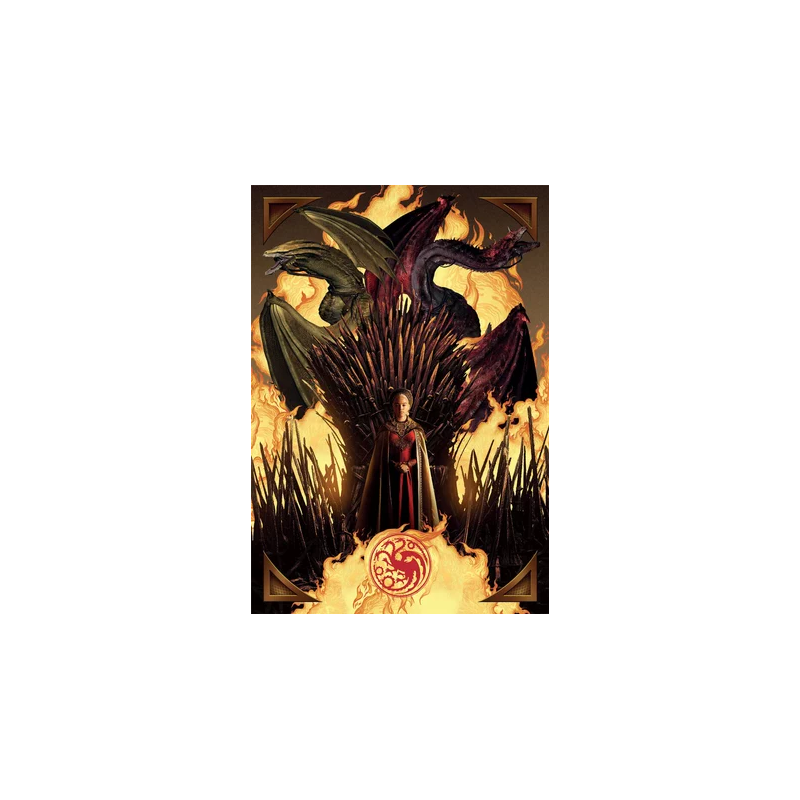 HOUSE OF THE DRAGON - Throne de Fer - Puzzle 1000P 