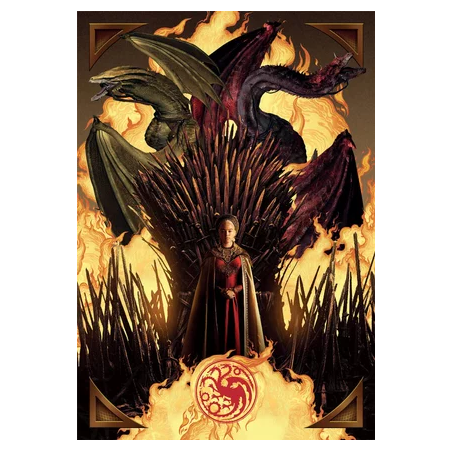 HOUSE OF THE DRAGON - Throne de Fer - Puzzle 1000P 