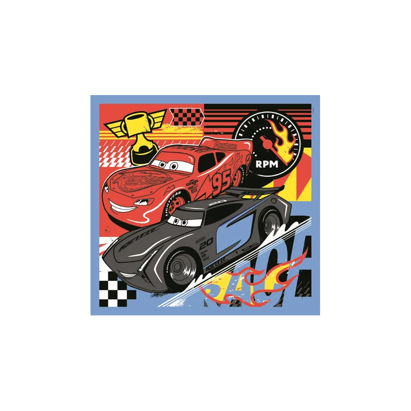 DISNEY - Cars - Set 3 Puzzle 48P 