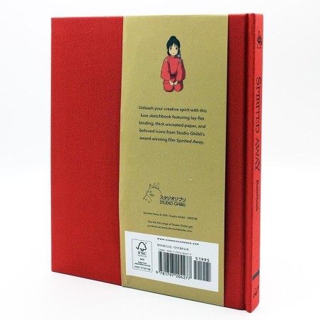LE VOYAGE DE CHIHIRO - Chihiro et No Face - Carnet de Croquis Toilé 