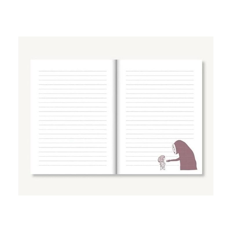 LE VOYAGE DE CHIHIRO - No Face - Carnet Feutrine 16.1x21.6x2.9cm 
