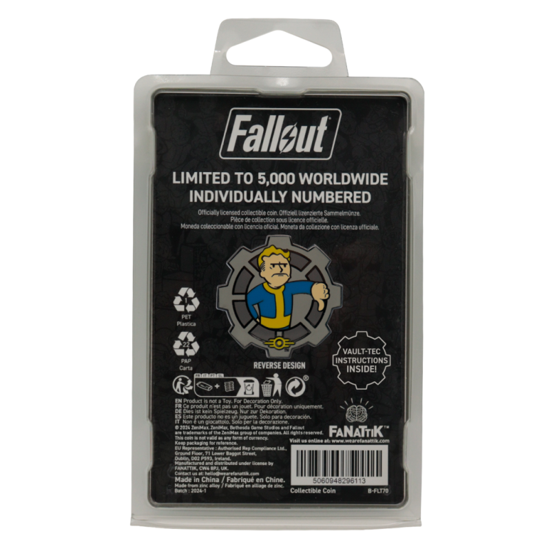 FALLOUT - Vault-Tec - Pièce Edition Limitée 