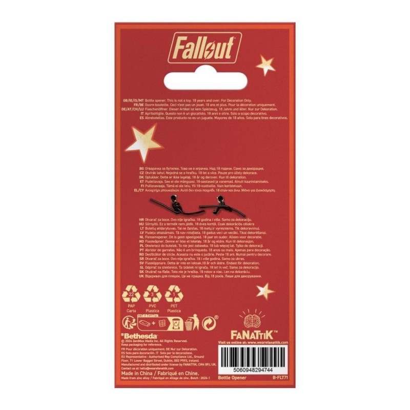 FALLOUT - Nuka Cola - Ouvre-bouteille Edition Limitée 