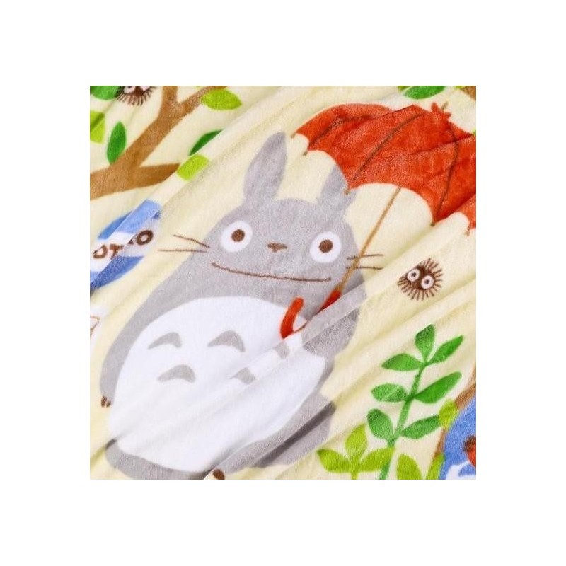 MON VOISIN TOTORO - Totoro Arrêt de Bus - Couverture 80x150cm 