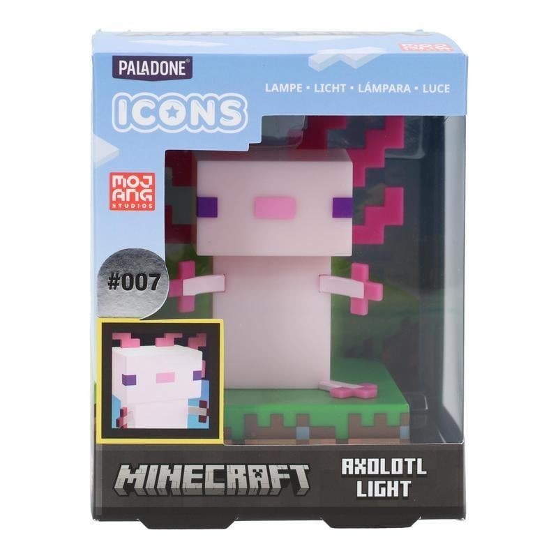 MINECRAFT - Axolotl - Lampe Icone 11cm 
