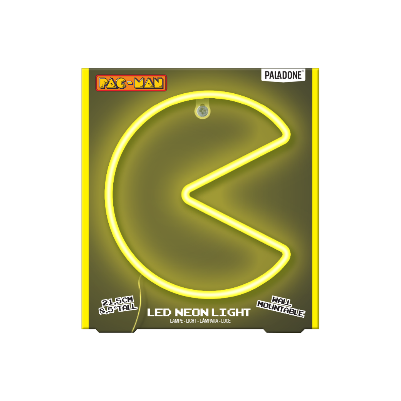 PAC MAN - Pac Man - Lampe Murale Neon LED 