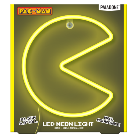PAC MAN - Pac Man - Lampe Murale Neon LED 