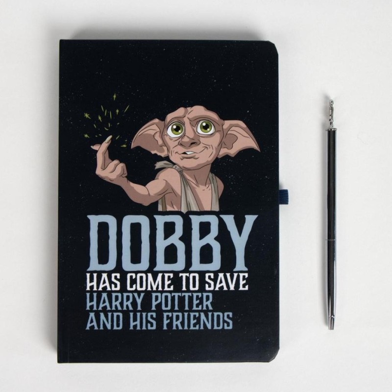 HARRY POTTER - Dobby - Pack Premium Notebook A5 + Stylo + Chaussettes 