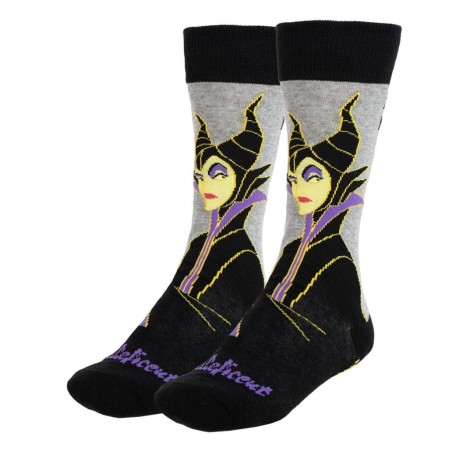 DISNEY VILLAINS - Pack de 3 Paires de Chaussettes (Taille 36-43) 