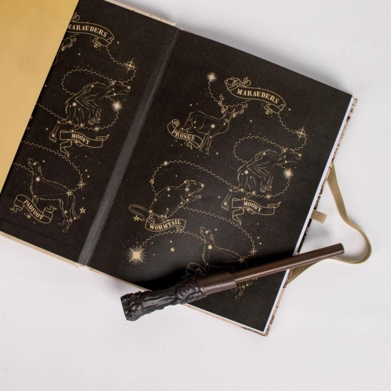 HARRY POTTER - Pack Premium Notebook Lumineux A5 + Stylo-Bille 
